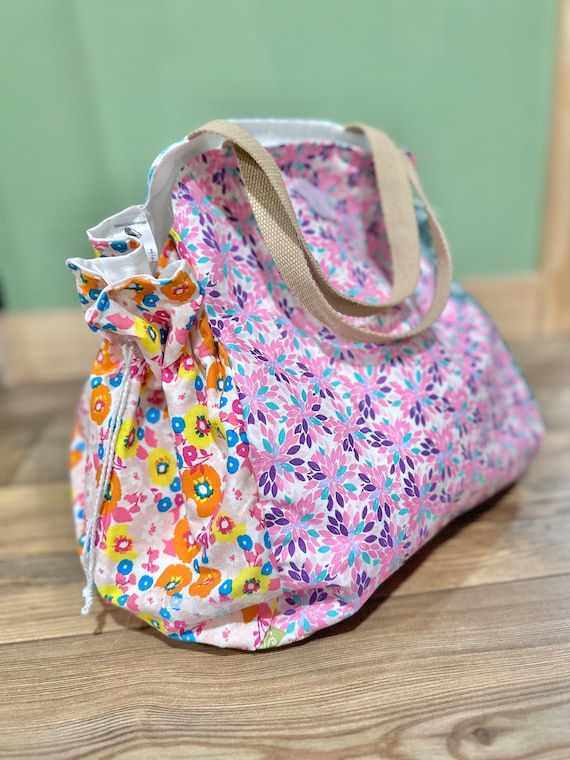 Adjustable tote hand bag- beach bag-  woman’s handbag