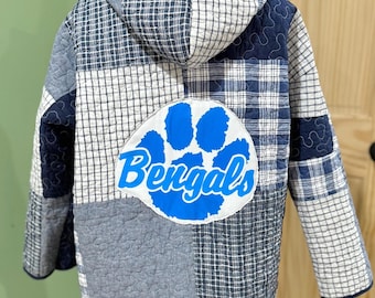 quilted jacket team sport apparel customizable