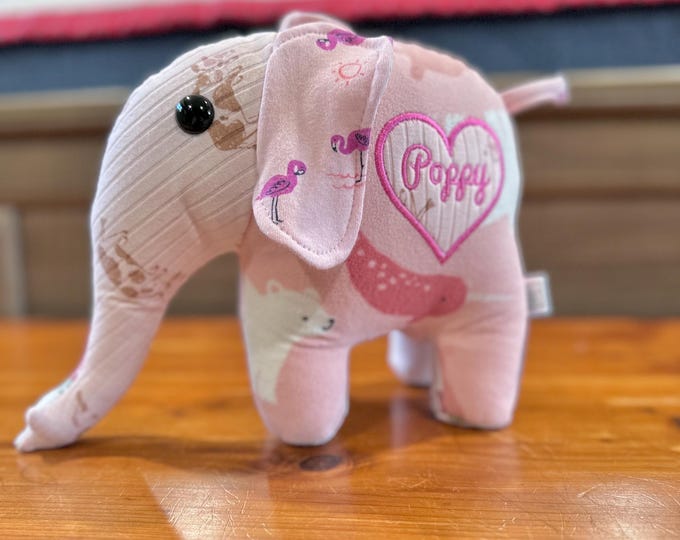 Keepsake Elephant Stuffed Animal: Custom Memory Bear