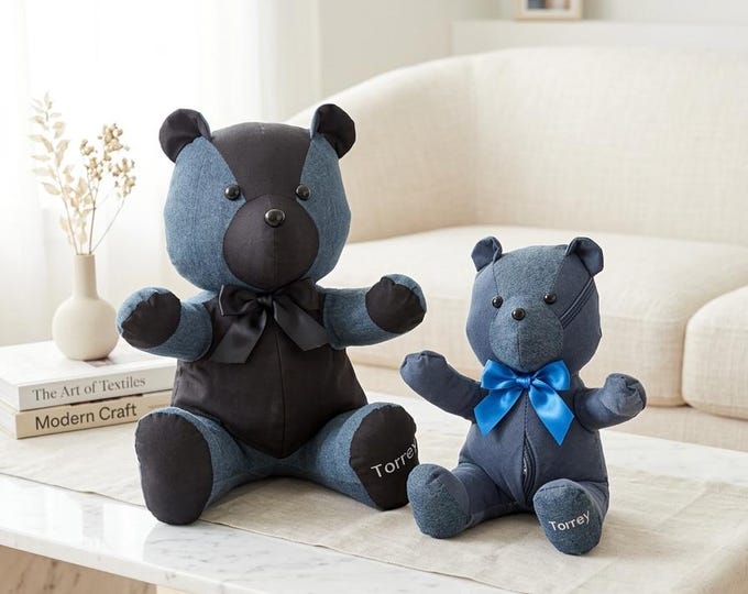 Custom Memory Bear: Keepsake Made from Clothing