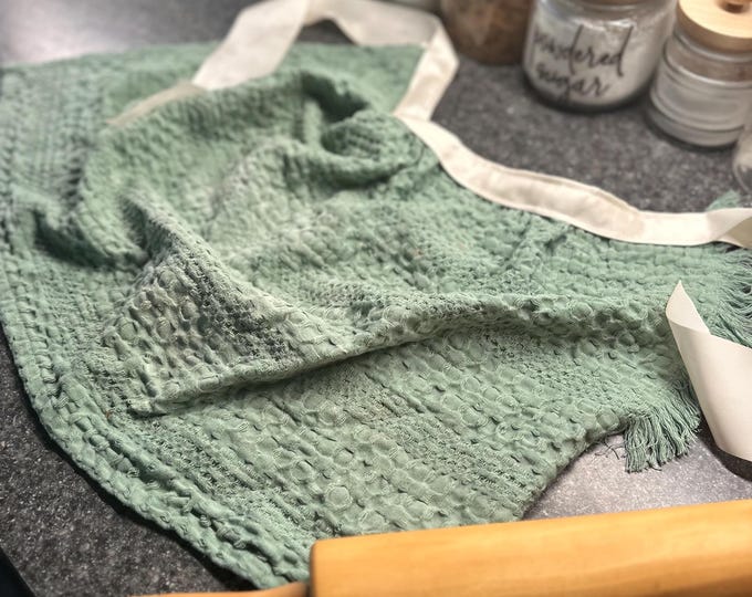 apron for kitchen made from hand towel- baking apron-kitchen towel-apron