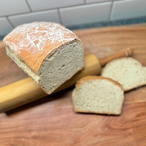 sourdough sandwich bread made fresh, loaf bread