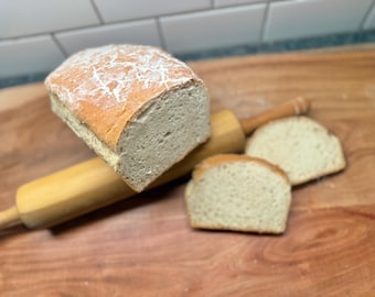 sourdough sandwich bread made fresh, loaf bread