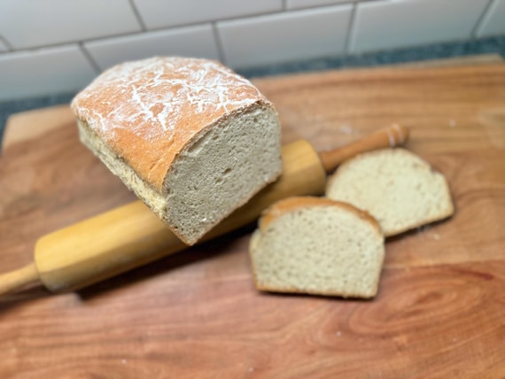 sourdough sandwich bread made fresh, loaf bread