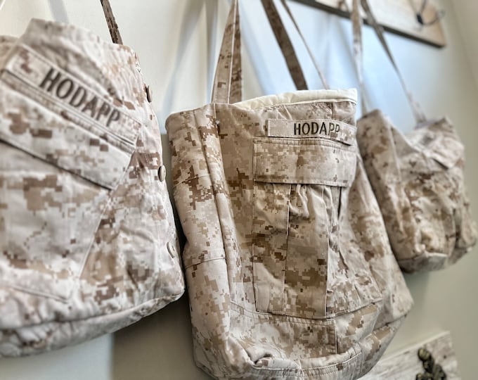 Custom Fatigue Tote Bag: Personalized Military Gift