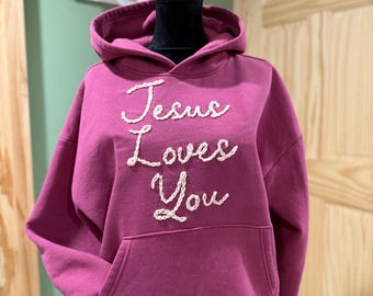 Christian adult and child apparel hand embroidered