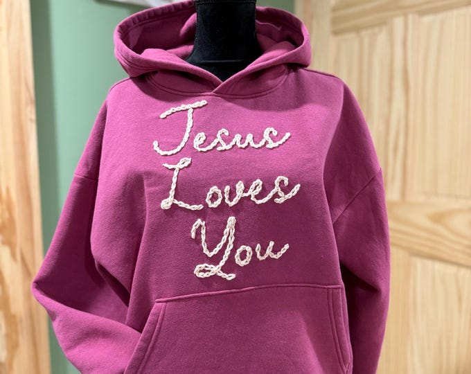 Christian adult and child apparel hand embroidered