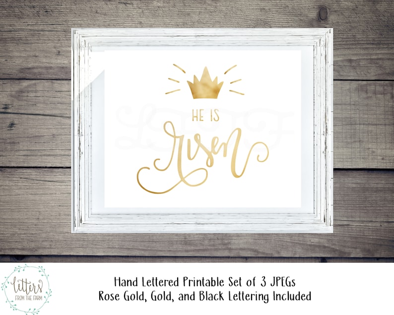 He Is Risen Printable, He is Risen, Hand Lettered, JPG, Easter Printable, Easter Decor, Christian Easter Decor picture relating to He is Risen Printable titled He Is Risen Printable, He is Risen, Hand Lettered, JPG, Easter Printable, Easter Decor, Christian Easter Decor