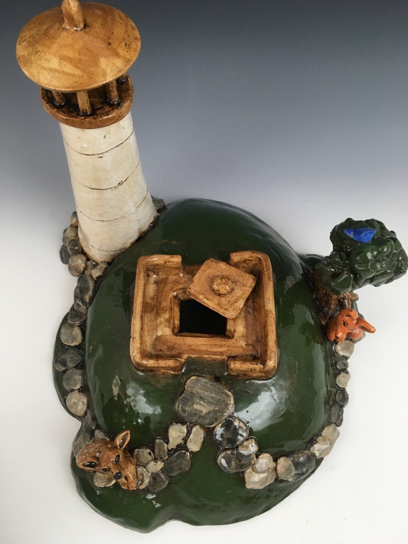 URN CUSTOM ORDER // Architectural Sculpture // House // Clay Etsy