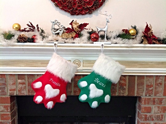 Dog christmas stocking christmas stocking for dog cat | Etsy