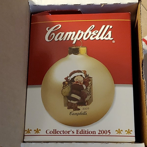 Campbells Collector's Edition 2005 Christmas Ball Ornament