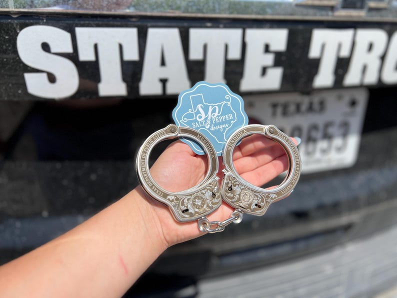 Engraved Handcuffs - 4 - Etsy