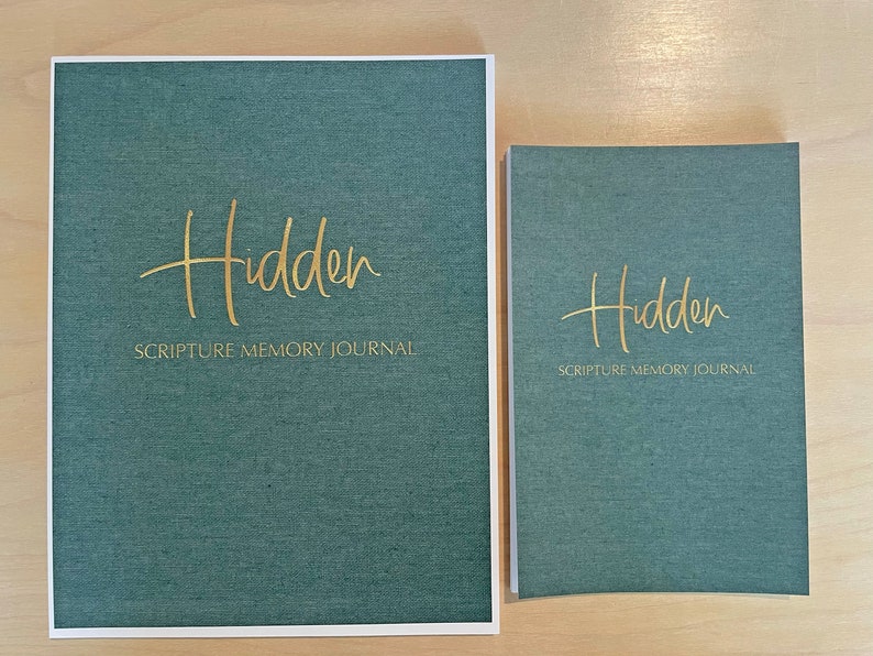 Hidden: Scripture Memory Journal (printable) - Etsy
