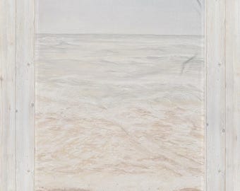 Breathe Throw Blanket by Hawaii Artist Becky Bennett Soft Pink Beach Scene