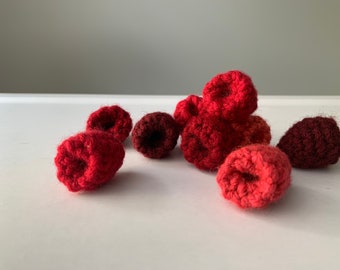 Crochet Raspberries