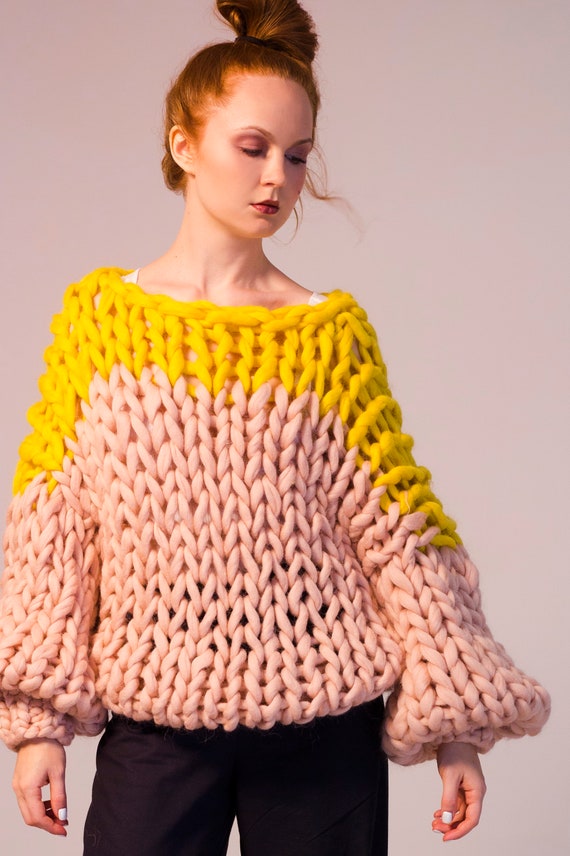 big chunky sweaters