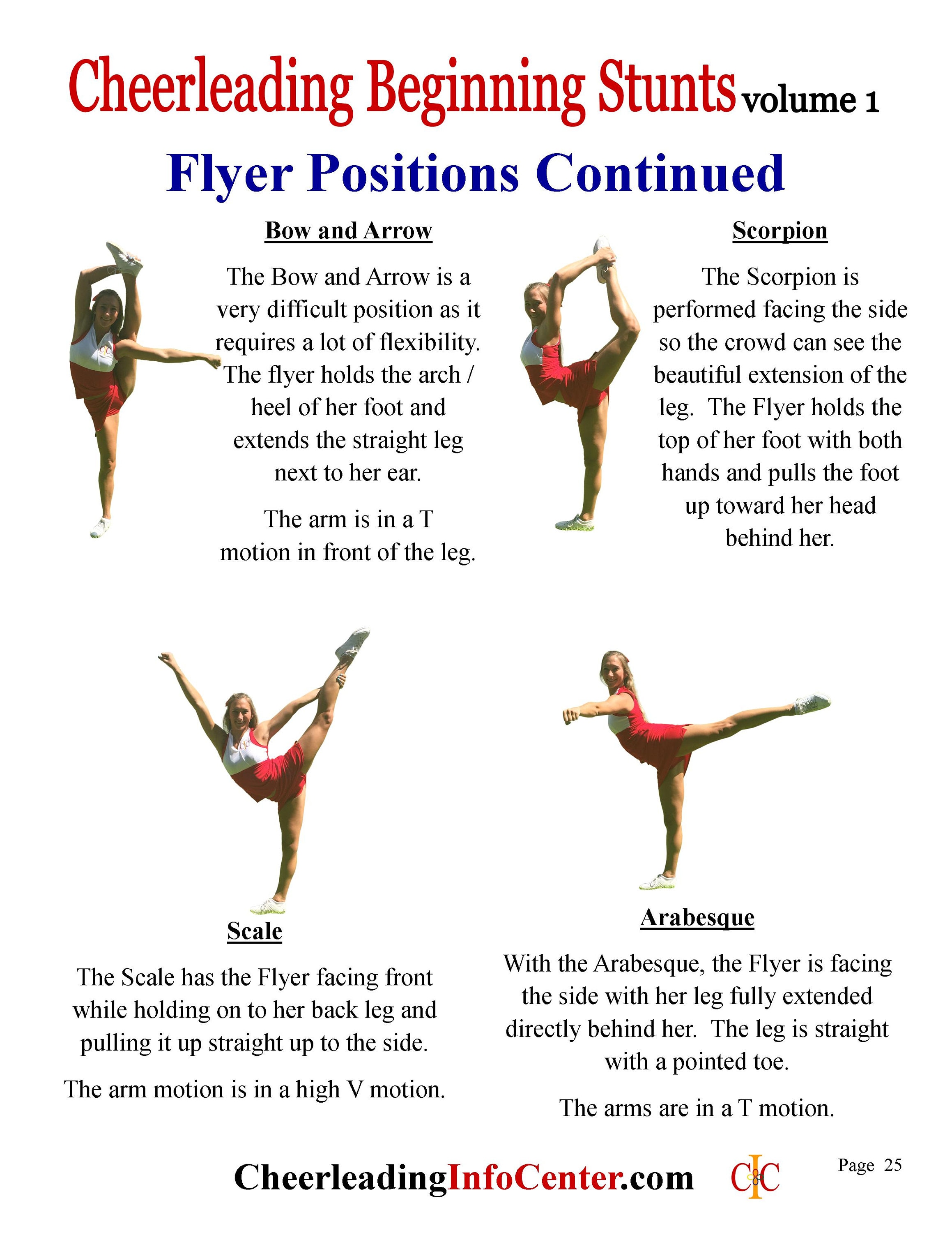 Bow And Arrow Cheer Stunt