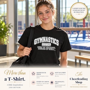 Built by Practice Gymnastics T-Shirt | Gymnastics Inc. Built by Practice, Defined by Skill | Comfort Colors Tee | Gymnast Gift