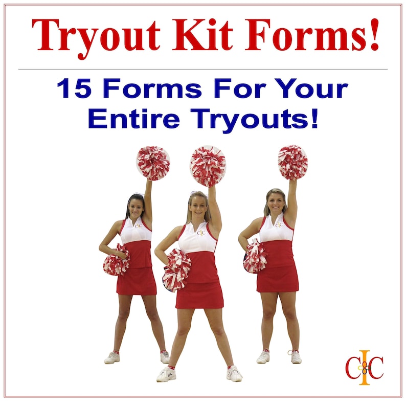 Cheerleading Tryouts Complete FORM Kits, How to Coach Cheerleading