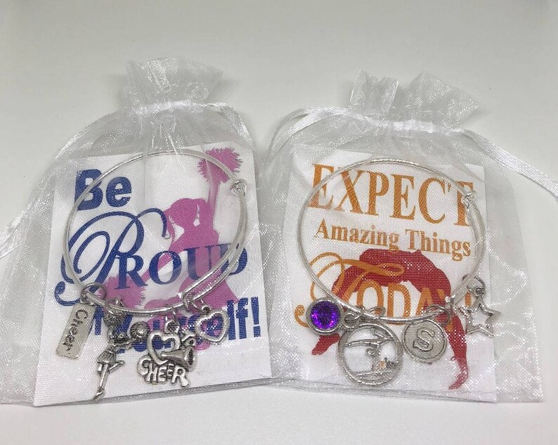 CHILD and ADULT SIZES 2019 Cheerleading Bracelet Cheerleading Award Cheerleading Gift Cheerleading Charm Cheer Bow Cheerleader Jewerly