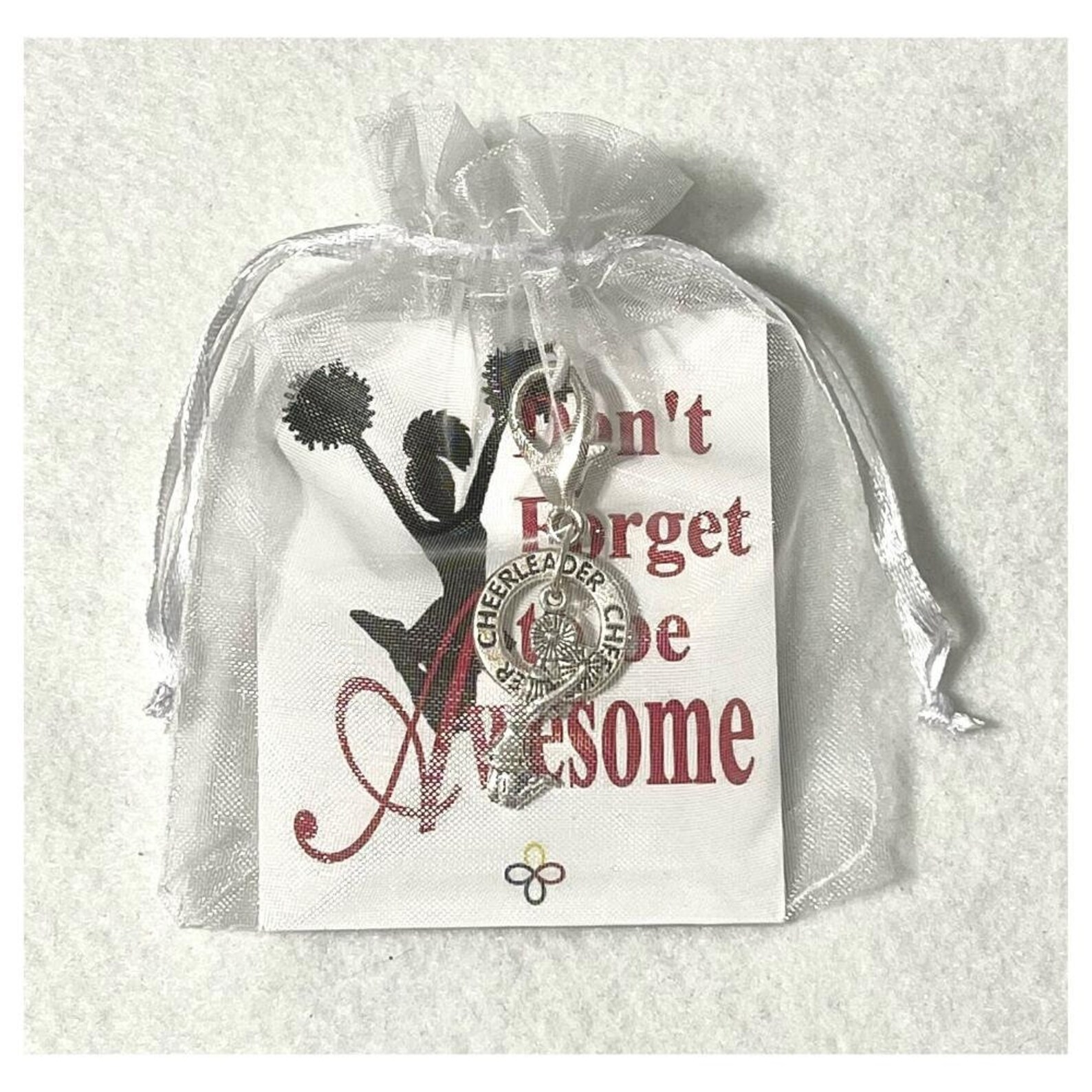 Cheerleader Cheerleading Zipper Pull Silver Cheerleading Etsy