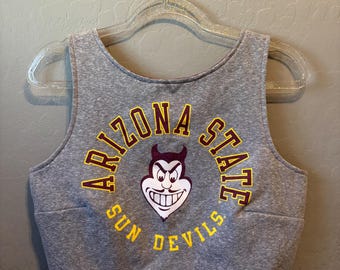 Canotta con foro a forma di serratura dell'Arizona State University, taglia piccola, da donna