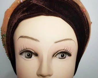 PEARL TURBAN WRAP