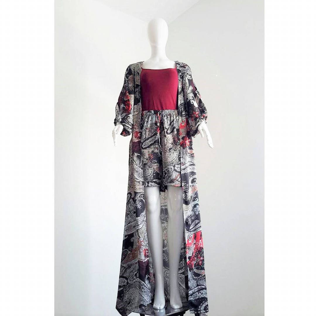 KIMONO PANTS SET Etsy