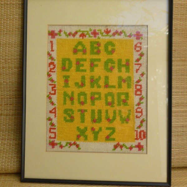 Needlepoint Letters and Numbers Etsy