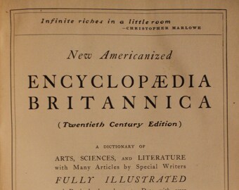 Encyclopædia Britannica Vol. VIII: SWARTZ—ZYMOTIC (twentieth