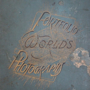 Antique Photography Portfolio: 1893 James P. Boyd Book (Fair Condition)