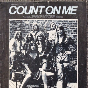Count On Me Jefferson Starship Jesse Barish 1977 Bright Etsy