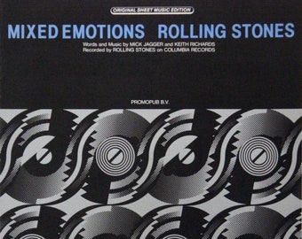Mixed Emotions Sheet Music: Rolling Stones, Jagger & Richards