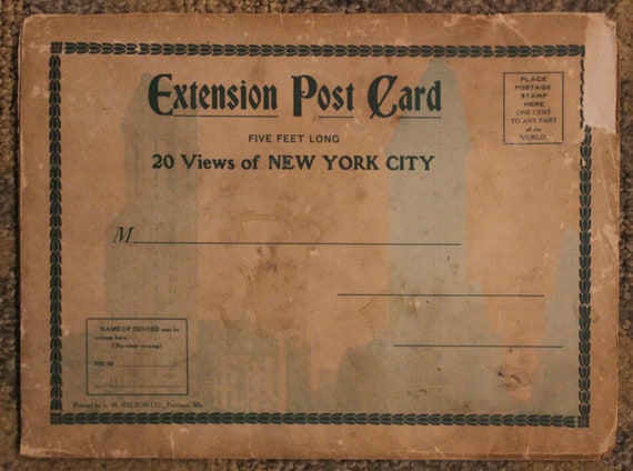 Extension Post Card: 20 Views of New York City (5… - image 1
