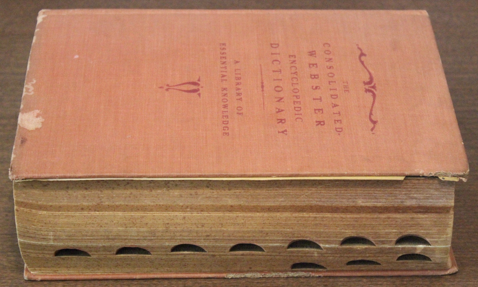 The Consolidated-webster Encyclopedic Dictionary • A Library