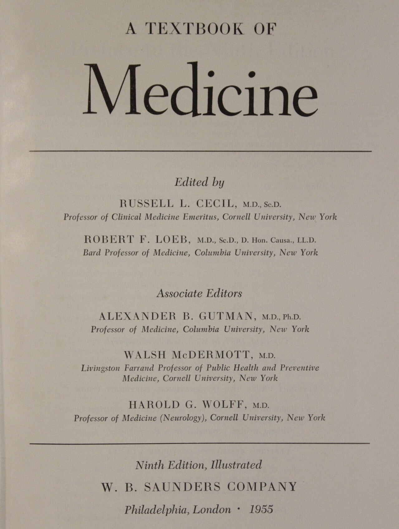 健康・医学 Cecil & Loeb Textbook of Medicine 1955 s-l400.jpg