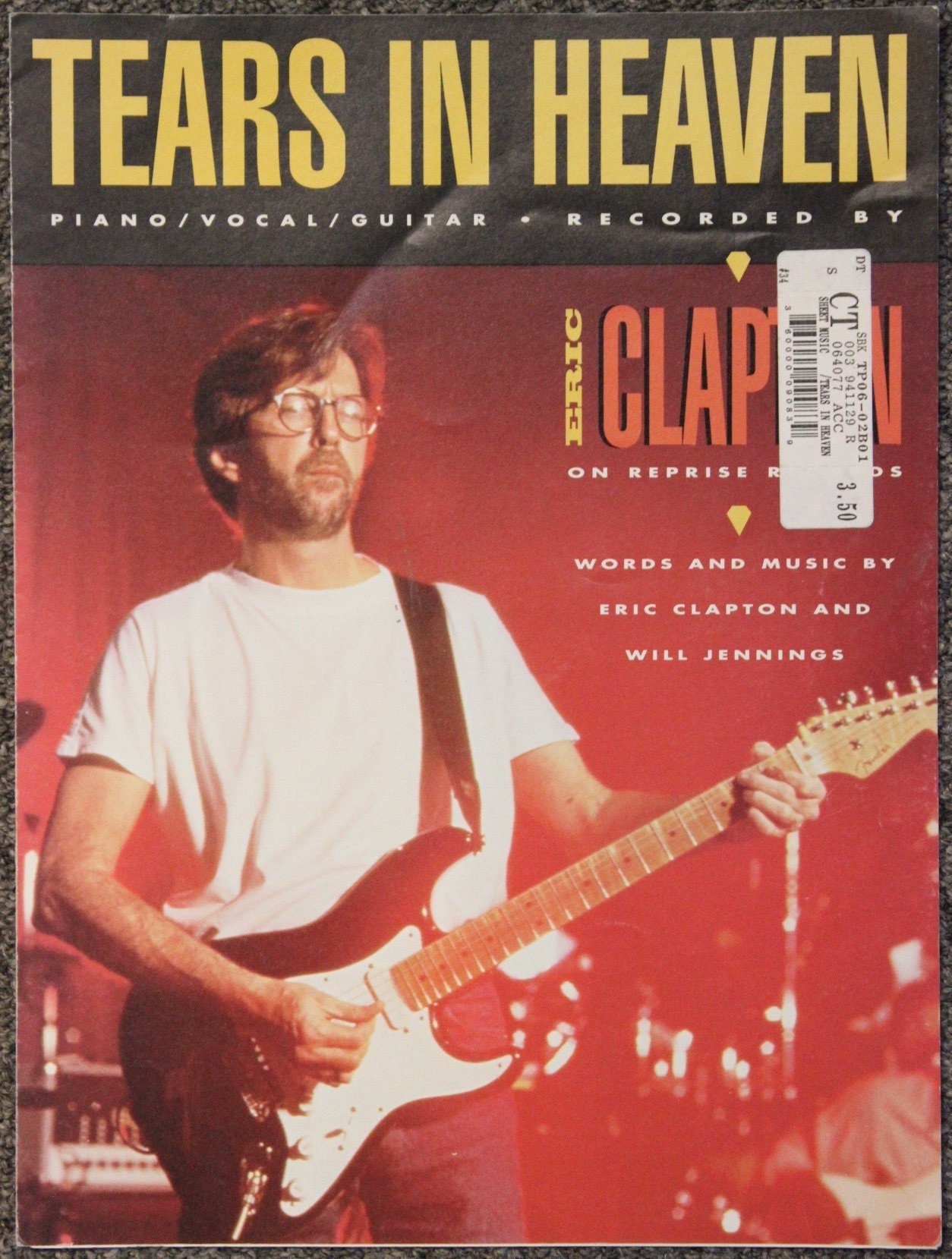 Vocal version (Tears in Heaven) por E. Clapton, W. Jennings em