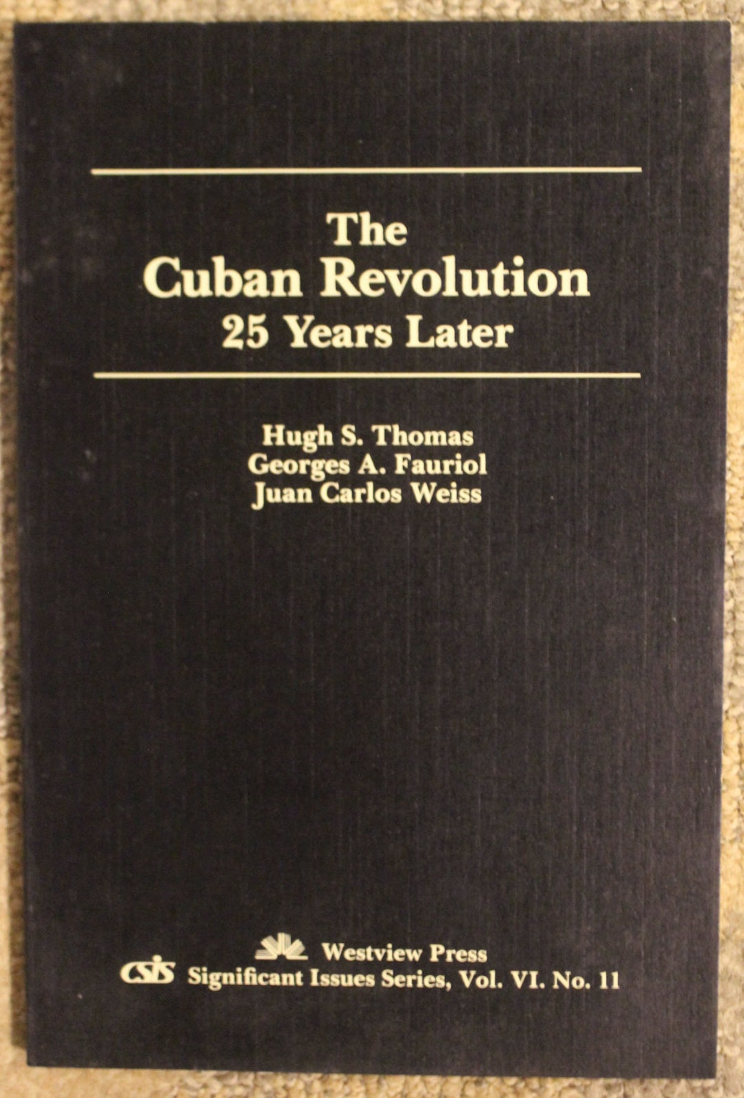Cuban Revolution Book: 25 Years Later, Political Science (1984) - Etsy