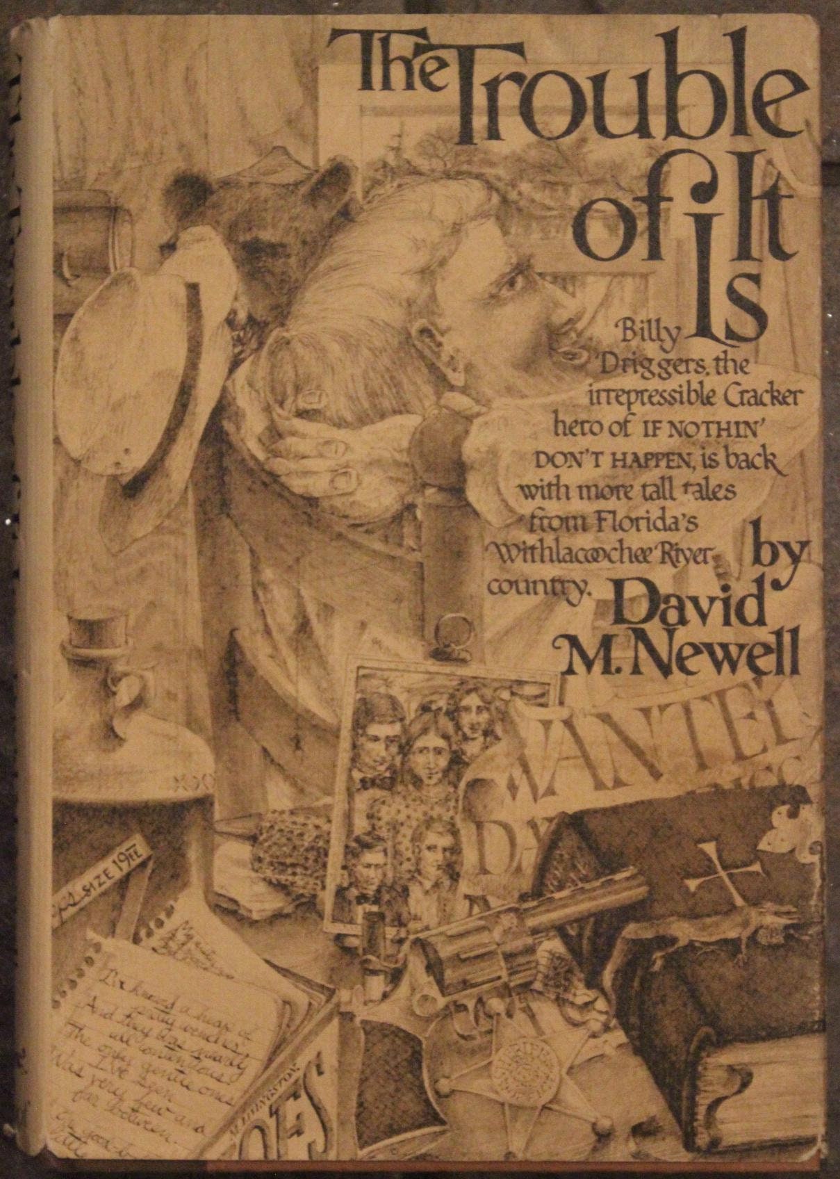 The Trouble of It Is | David McCheyne Newell w/ Illustrations by Mark Livingston (1980, Alfred A. Knopf, New York, Second Printing)