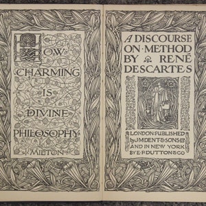 A Discourse on Method • Everyman&#39;s Library | René Descartes (E.P. Dutton & Co., New York)