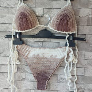 ensemble bikini au crochet, bikini (couleur 1815), maillot de bain pour femme, maillot de bain bikini au crochet
