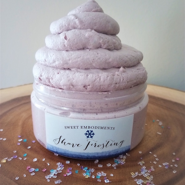 Selbstgemachte Rasiercreme Sugar Plum & Fig 210g. -Sweet Embodiments Shave Frosting