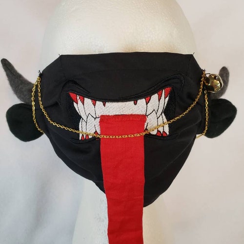 Female Krampus Mask Etsy