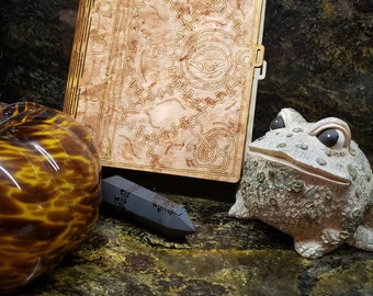 Wooden Spell Book Box