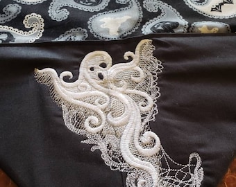 Bat and Ghost Filigree Halloween Table Runner