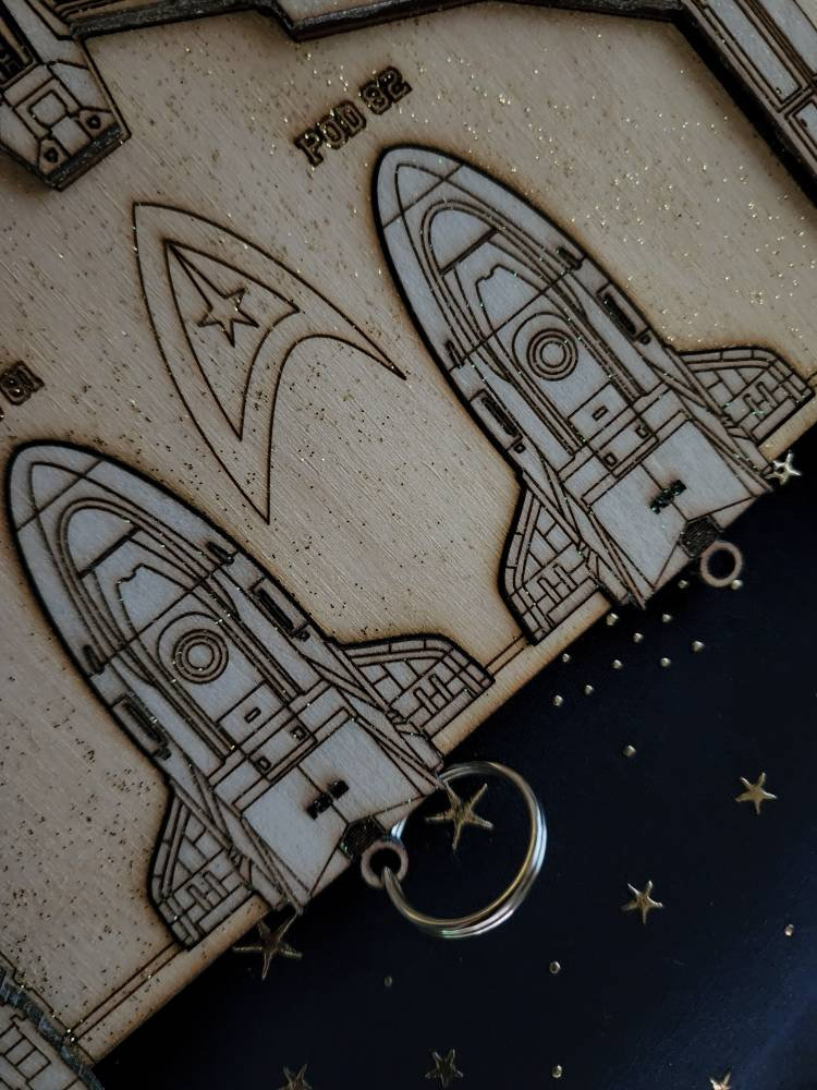 Star Trek Enterprise Inspired Key Holder - Etsy