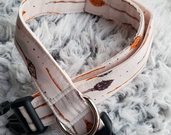 Witch Brooms Dog Collar - MULTIPLE SIZES AVAILABLE
