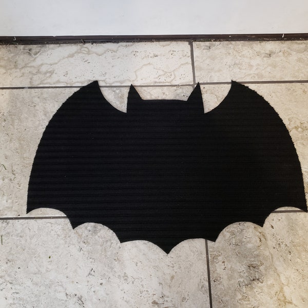Vleermuiskleed welkomstmat handgemaakt 15 x 22 inch vampier goth halloween griezelig griezelig