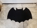 Bat Rug Welcome Mat Handmade Vampire Goth Halloween Spooky Creepy