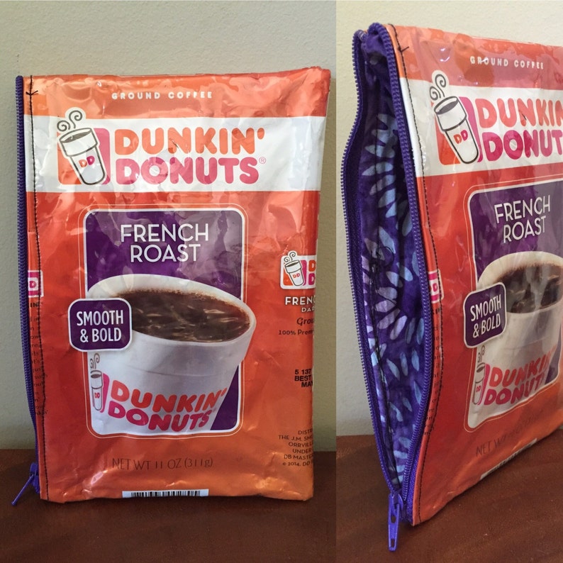 Dunkin Donuts Coffee Bag Clutch | Etsy